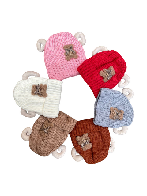 Velvet horn wollen cap