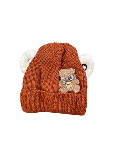 Velvet horn wollen cap