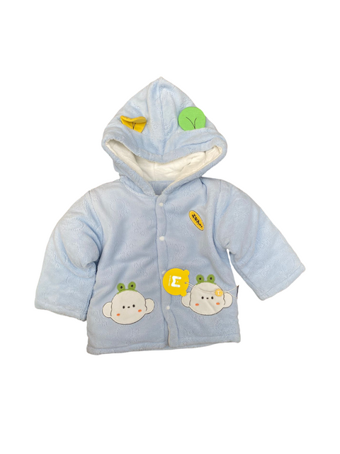 Polyester filled hooded dress