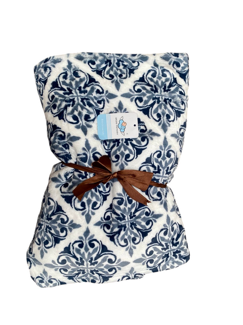 Blue baby blanket