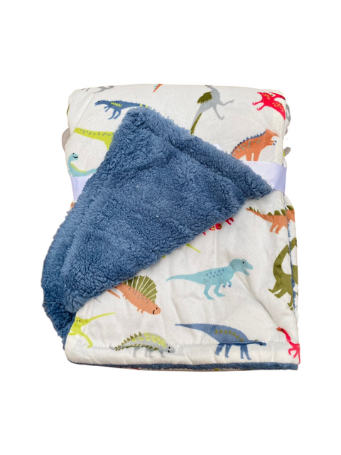 Multi crocodile Sherpa blanket