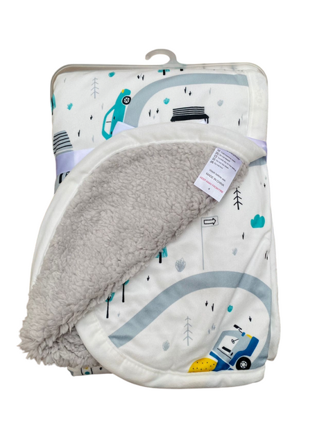 Car theme Sherpa blanket