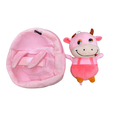 Pink bear mini travel bag