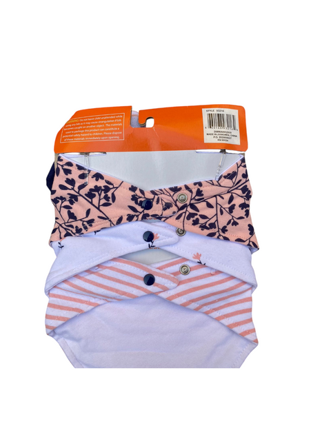 Pink bandana bib set
