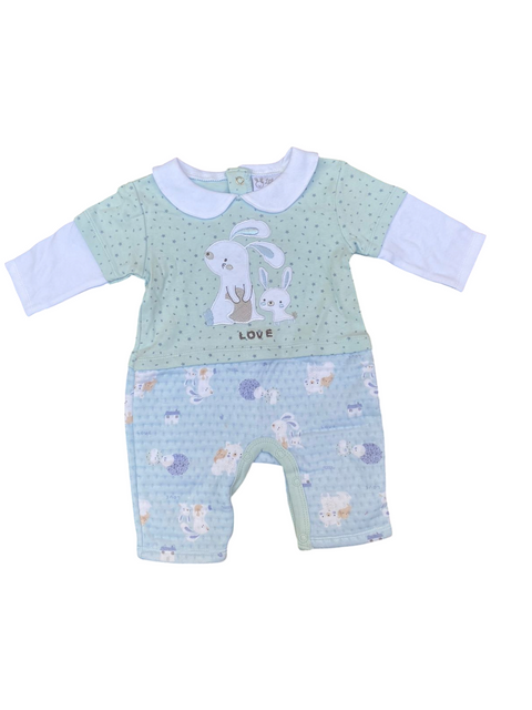 Little love quilted romper