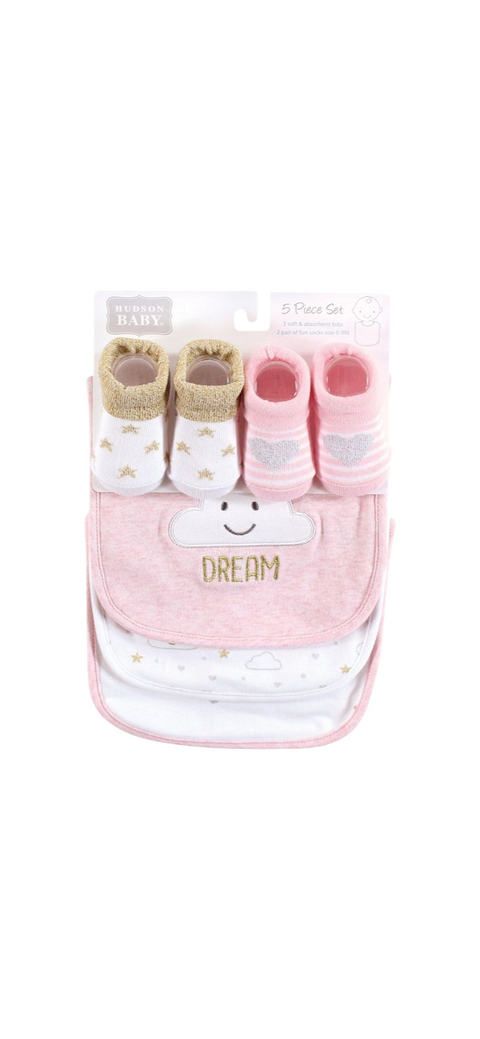 Dream cloud bib set