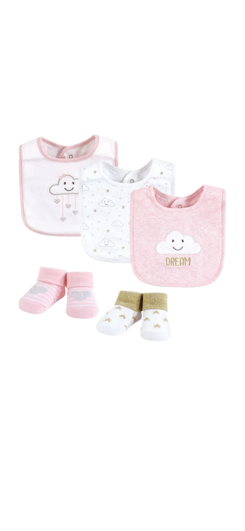 Dream cloud bib set