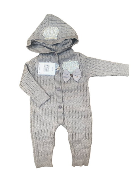 Hooded woolen jumper