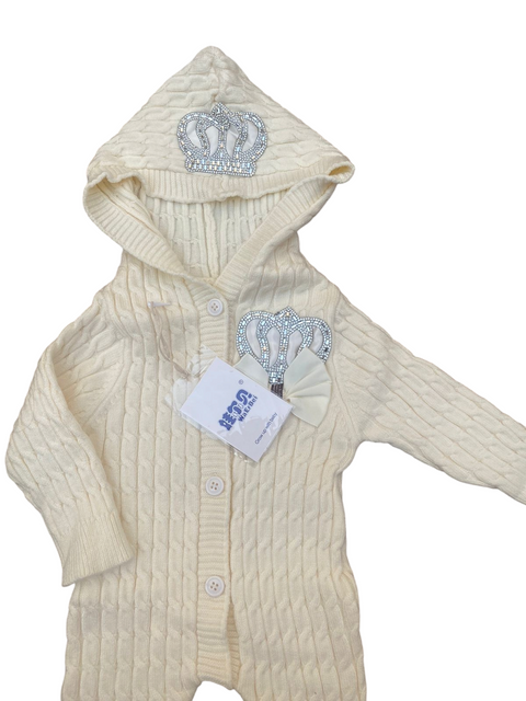 Hooded woolen jumper