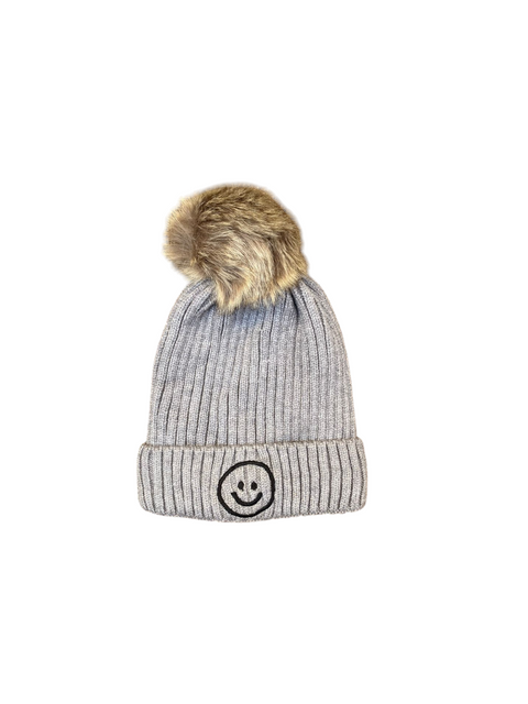 Smiley wool cap