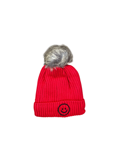 Smiley wool cap