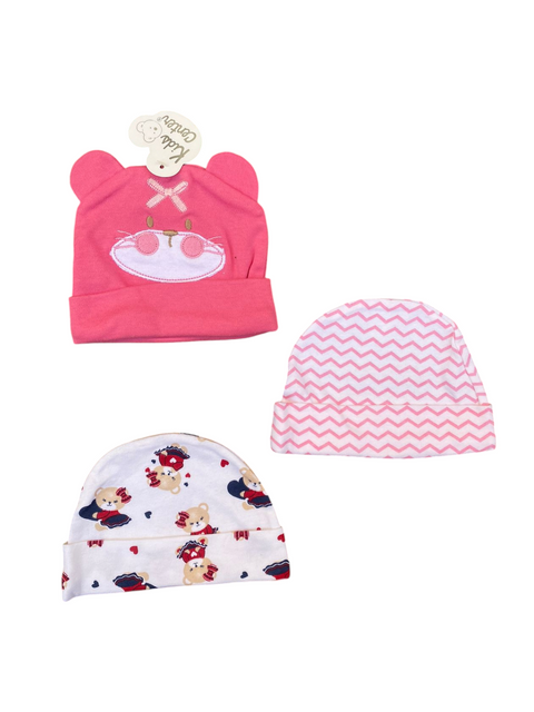 Pink Kitty cap set