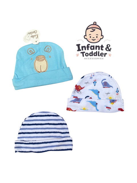 Blue bear cap set