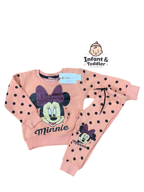 Pink Minnie track suit