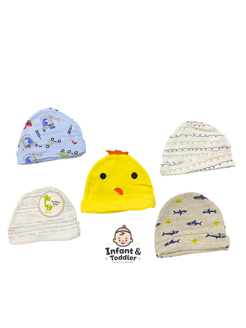 Yellow kitty cap set