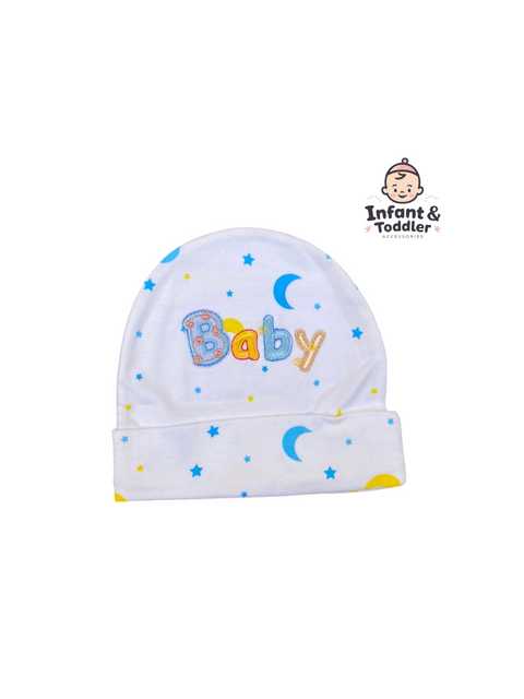 Embroidered baby cap