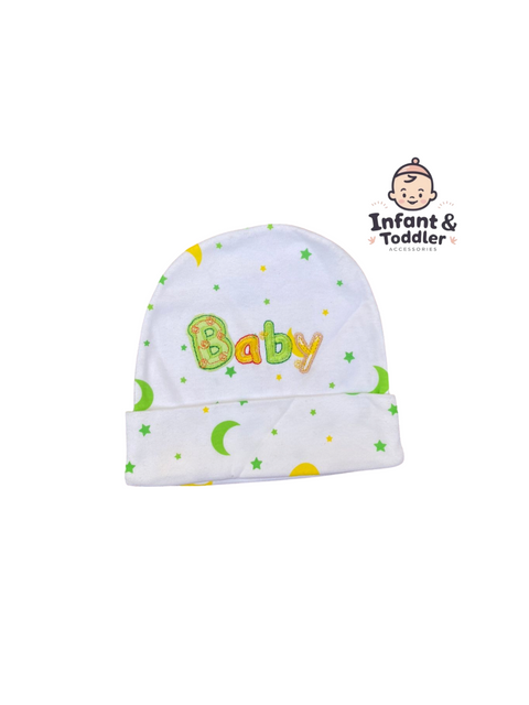 Embroidered baby cap