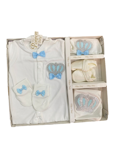 Sky blue Turkish royal set
