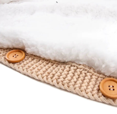 Woolen Sherpa swaddle