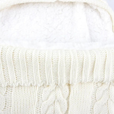 Woolen Sherpa swaddle