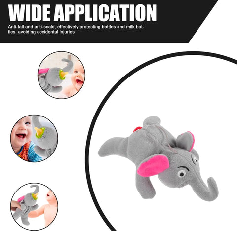Grey elephant feeder cover