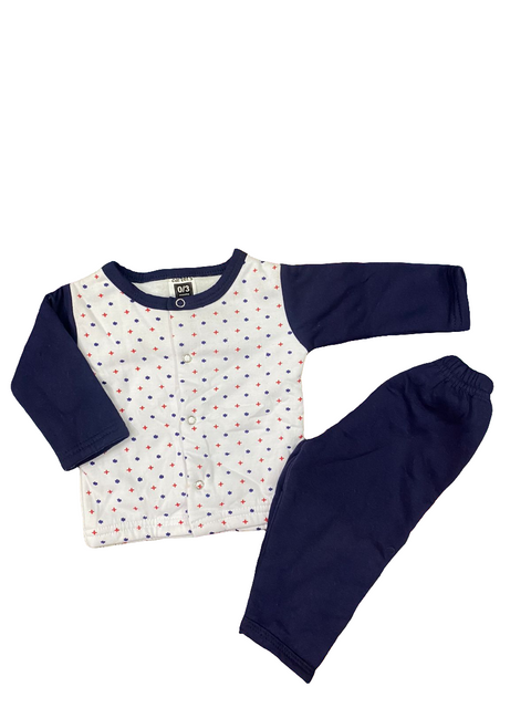 Blue winter night suit