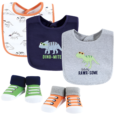 Rawr_some Baby bibs and botties set