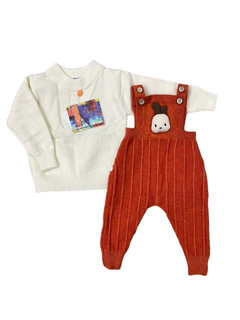 Orange woolen jumper