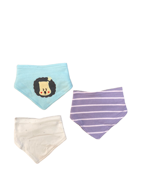 Cute lion bib set