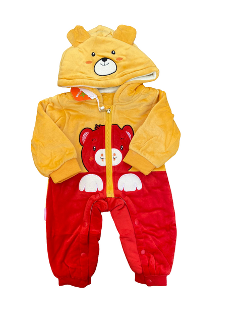 Red yellow bear jumper