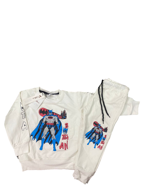 White batman tracksuit