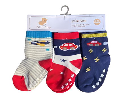 Red blue socks set