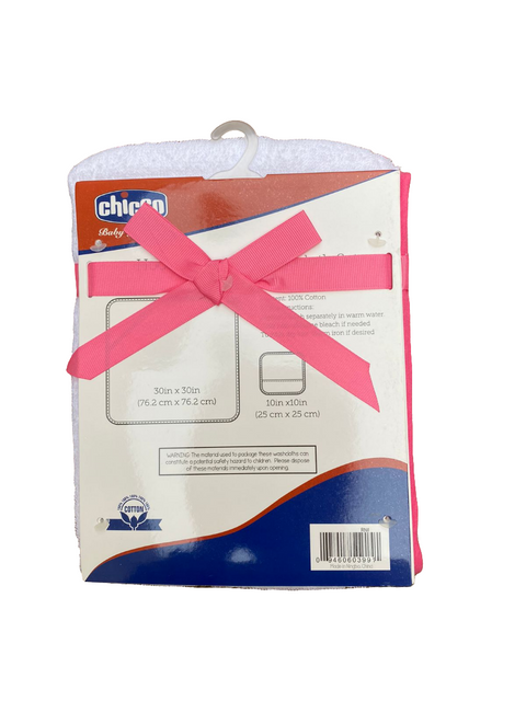 chicco bath towel with napkin
