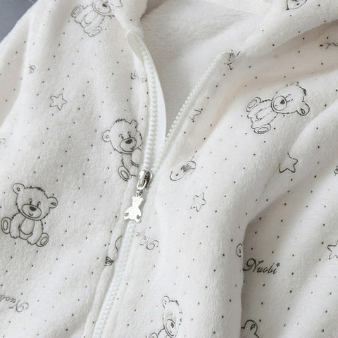 White plush jumper