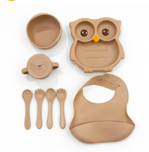 Owl silicon feeding set