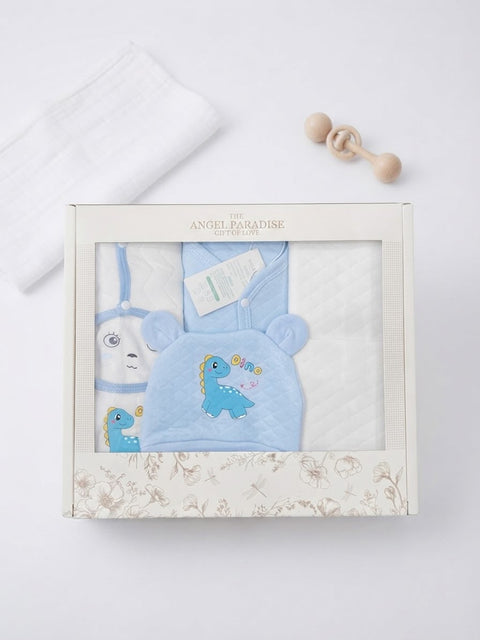 The Gentle Dino Quilted Baby Set