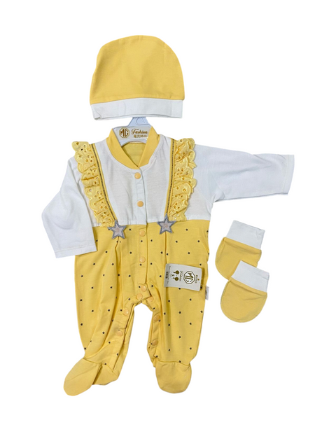 Cute little stars romper set