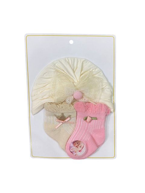 Super adorable turban cap set