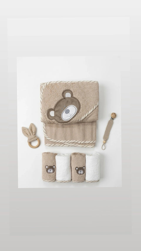 Baby bear towel set