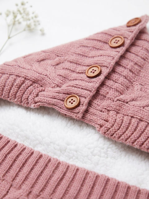 Rosewood knit sleeping bag
