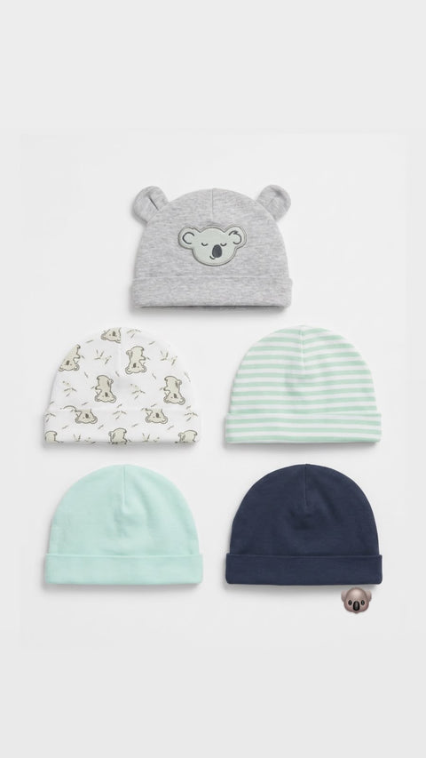 Elegant baby cap set