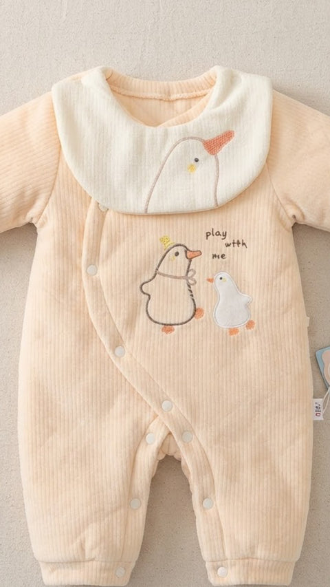 Playful duckling romper