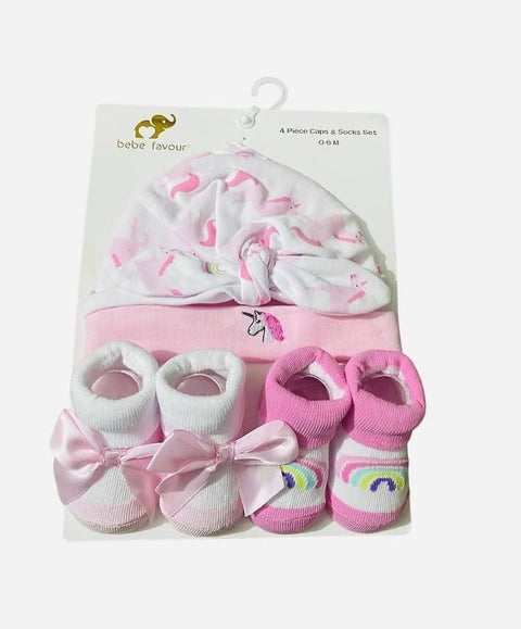 Cap and booties set