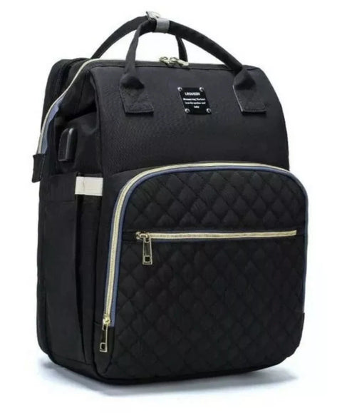 Black 2_in_1 bed bag