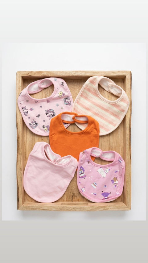 Little baby's unicorn bib set