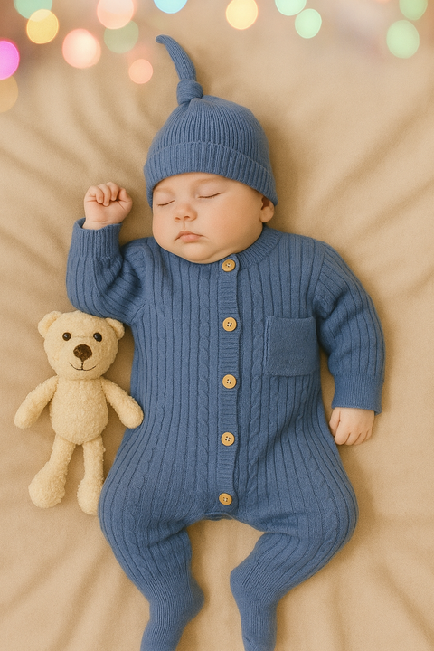 Imported wool romper