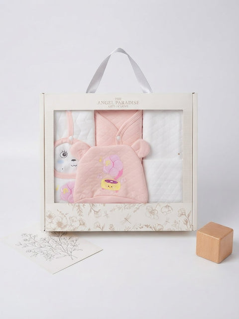 Sweet Pink Wishes Quilted Gift Box