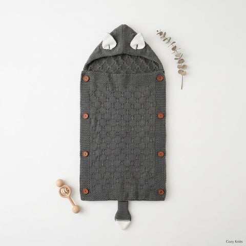 The Little Fox Knit Swaddle