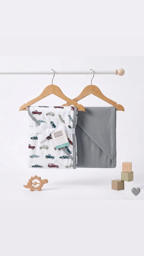Car lover baby wrapping sheet set