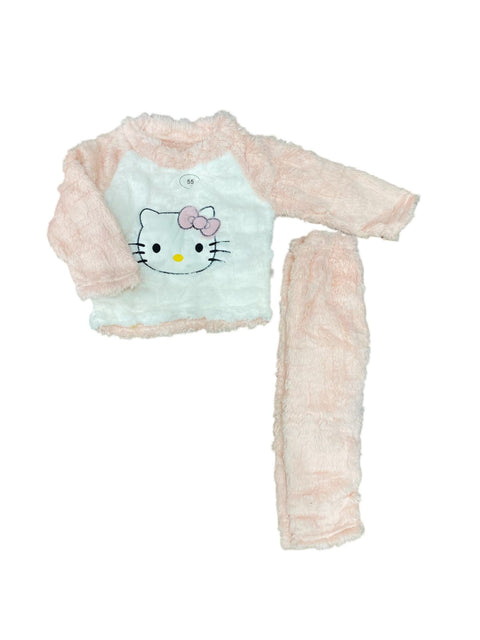 Winter furr pajama suit